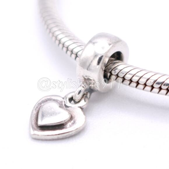 Copied - Authentic PANDORA Silver Heart Dangle - 790373 - Picture 2 of 11